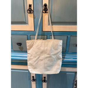 Women's Latico Beige Leather Tote Bag One Size